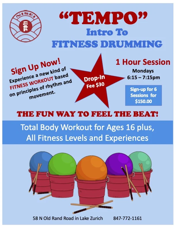 Cardio Drumming Flyer